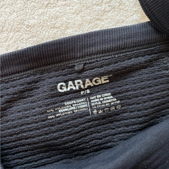 Garage Waffle Crop Top, Size Small - Picture 3 of 3